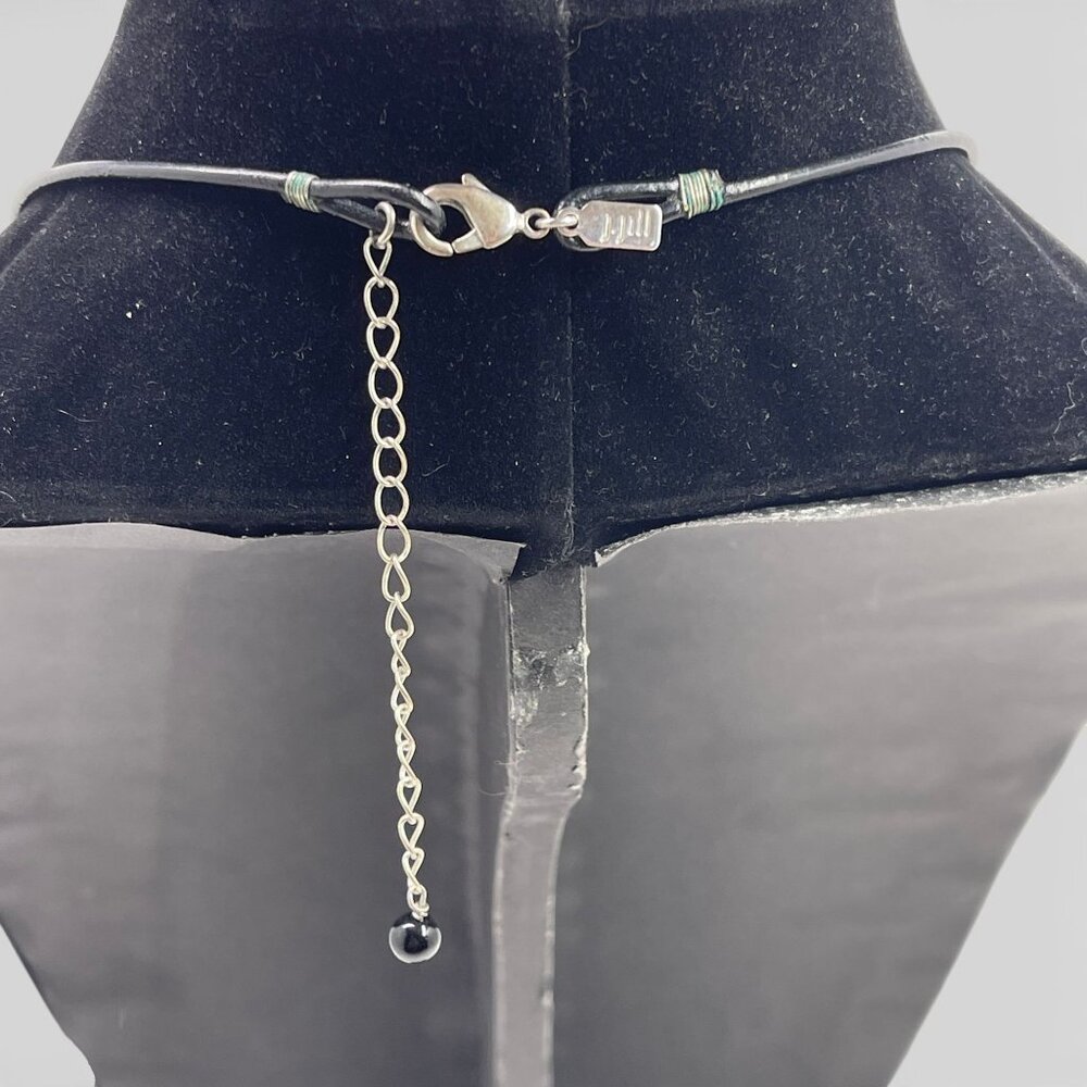 J.Jill Natural Agate Slice Statement Necklace Bro… - image 6